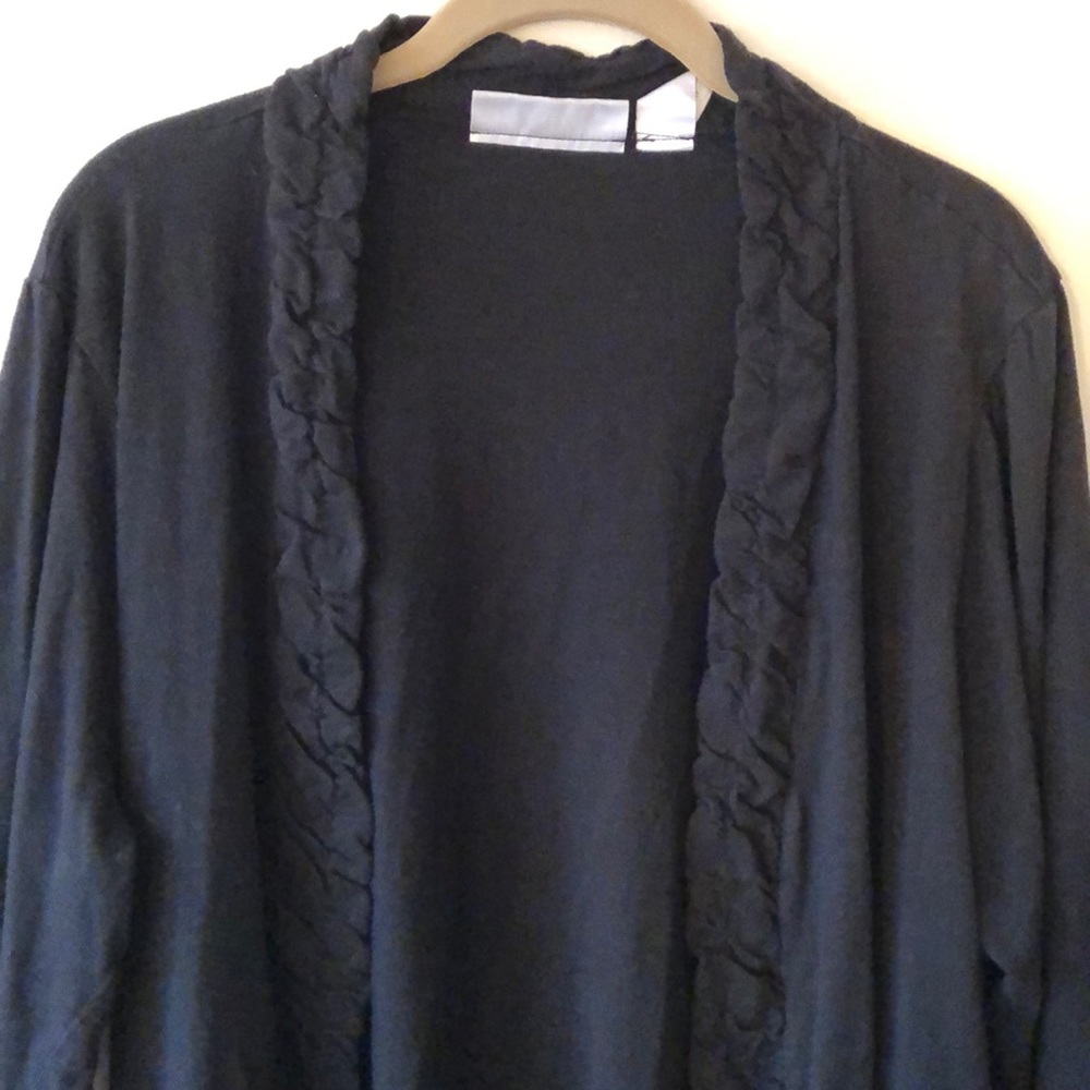 SET OF 2 ROMANS open long cardigan duster - Picture 7 of 12